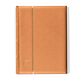 Stockbook COMFORT, Din A4, 64 chamois-colored pages, padded cover, bronze