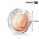 Ultra coin capsules Perfect Fit for 1 Euro-Cent (16,25 mm), pack of 10