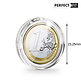 ULTRA coin capsules Perfect Fit for 1 Euro (23,25 mm), pack of 10