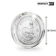 Ultra Perfect Fit coin capsules for 1 oz. Silver 39 mm(e.g.Krugerrand, Britannia), pack 10
