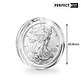 Ultra Perfect Fit coin capsules for 1 oz. American Silver Eagle (40,6 mm), pack of 10