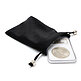 Velour coin pouch L, black