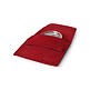 Premium Coin Pocket for one coin with or without capsule up to 50 mm, red