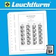 Lighthouse SF Supplement Federal Republic of Germany roll stamps with EAN_code fields