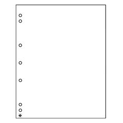 Numis interleaves, white, pack of 10