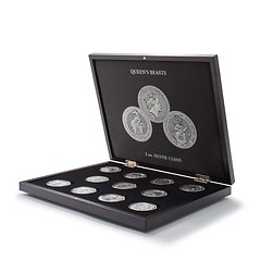VOLTERRA presentation case for 11 “Queen’s Beasts” 2 oz silver coins