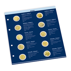Numis supplement 2022 for 2 euro album, french / english