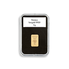Quickslab coin capsules for gold bars, 5 pcs pack