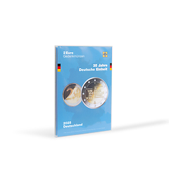 coin Card for German 2-Euro commemorative coin 2025 (35 Jahre deutsche Einheit)