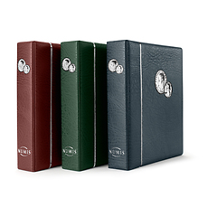 Numis coin album, with 5 pocket sheets