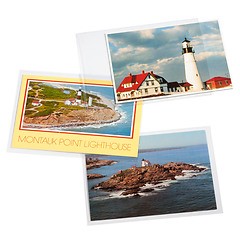 Protective sheets for stamps and picture postcards